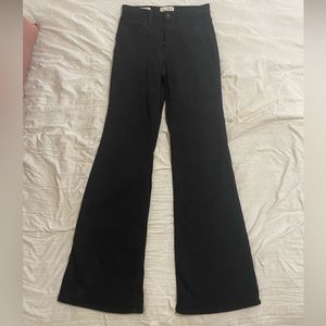 Universal thread Womens high rise black flare jeans size 0/25 short
